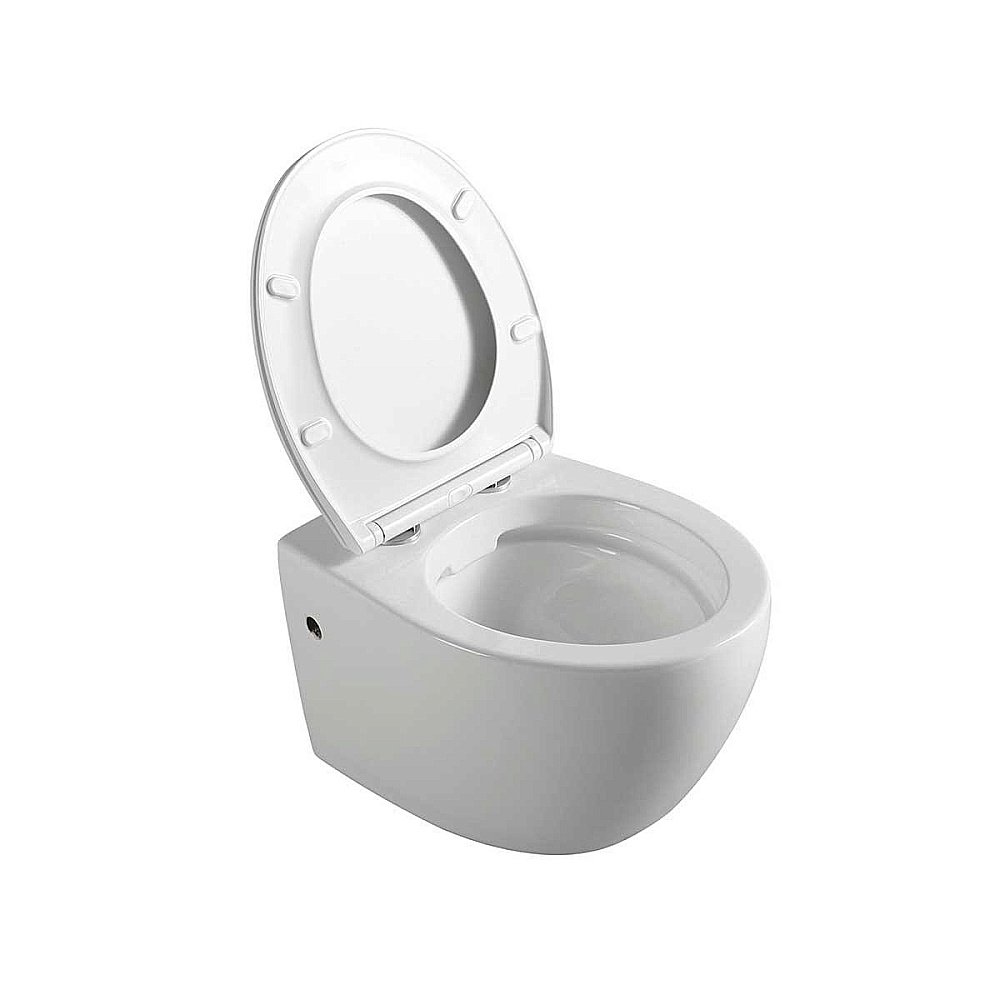 Унитаз подвесной Vincea Intero VT1-21 безободковый, с крышкой микролифт купить в интернет-магазине Sanbest