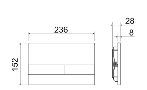 Унитаз подвесной Ceramica Nova Metropol CN4002_1002M_1000 безободковый, с крышкой микролифт, с инсталляцией и кнопкой матовый хром купить в интернет-магазине Sanbest