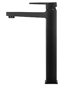 Смеситель для раковины высокий WONZON & WOGHAND CUBE 2.0 WW-88019068-MB черный матовый купить в интернет-магазине сантехники Sanbest