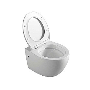 Унитаз подвесной Vincea Intero VT1-21 безободковый, с крышкой микролифт купить в интернет-магазине Sanbest