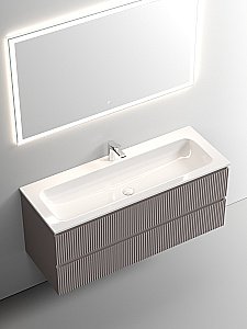 Тумба с раковиной Sancos SNOB T SNT120SM 120 Doha Soft для ванной в интернет-магазине Sanbest