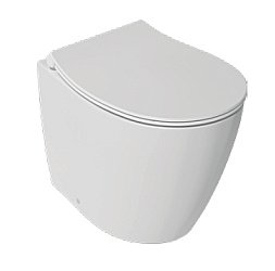 Унитаз приставной Isvea Sentimenti Neo 10SM10004SV белый, безободковый купить в интернет-магазине Sanbest