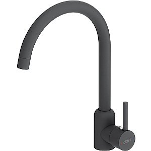 Смеситель для кухни Dorff Logic D3007022 черный матовый купить в интернет-магазине сантехники Sanbest