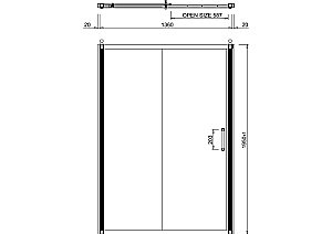 Душевая дверь Burlington C8S купить в интернет-магазине Sanbest