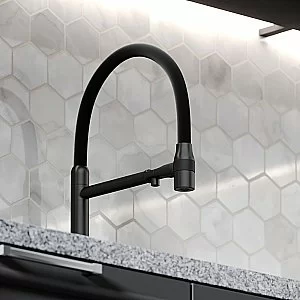 Смеситель для кухни Sancos Garda SC4009MB черный матовый купить в интернет-магазине сантехники Sanbest