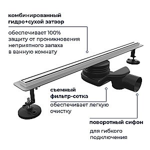 Душевой трап RGW SDR-54 79215460-01 60 хром купить в интернет-магазине Sanbest
