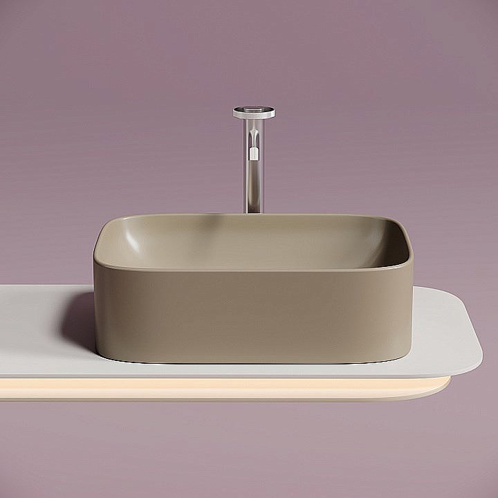 Раковина Ceramica Nova Element 50 CN6052MC капучино матовая купить в интернет-магазине Sanbest