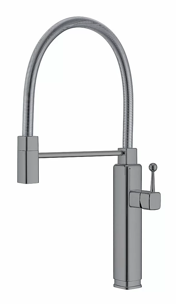 Смеситель для кухни Vincea VKF-101GM вороненая сталь купить в интернет-магазине сантехники Sanbest
