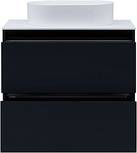 Тумба с раковиной Allen Brau Activity 80 1.34004.AM антрацит матовый/черный брашированный для ванной в интернет-магазине Sanbest