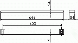 Полотенцедержатель Langberger Lugano 24001B купить в интернет-магазине сантехники Sanbest