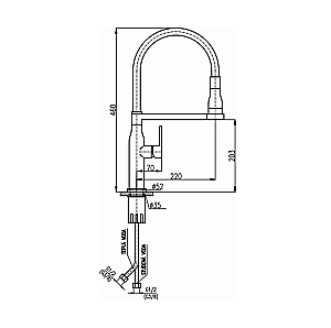 Смеситель для кухни RAV-Slezak ZAMBEZI ZA017.5 купить в интернет-магазине сантехники Sanbest