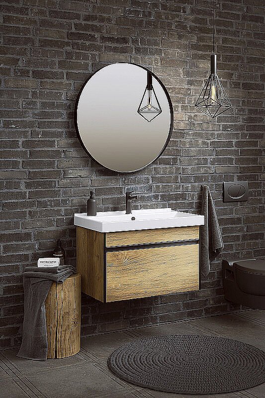 Тумба с раковиной Urban 100 110DB дуб балтийский для ванной в интернет-магазине Sanbest