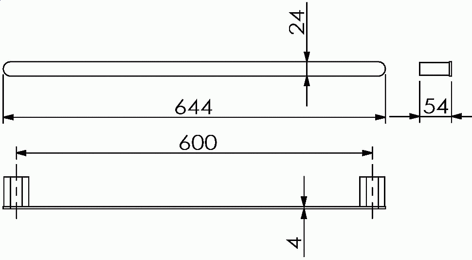 Полотенцедержатель Langberger Lugano 24001B купить в интернет-магазине сантехники Sanbest