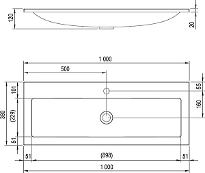 Тумба с раковиной Ravak Clear SD 1000 белая для ванной в интернет-магазине Sanbest