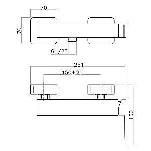 Смеситель для душа Webert Pegaso PE870101740 белый матовый купить в интернет-магазине сантехники Sanbest