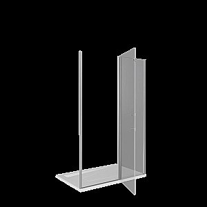 Душевая дверь Good Door MOKKA WTW-110-C-WE стекло прозрачное/профиль белый купить в интернет-магазине Sanbest