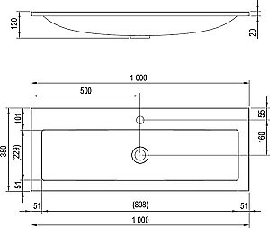 Тумба с раковиной Ravak Clear SD 1000 белая для ванной в интернет-магазине Sanbest