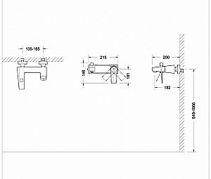 Смеситель для ванны BRAVAT Iceberg F676110C-01 купить в интернет-магазине сантехники Sanbest