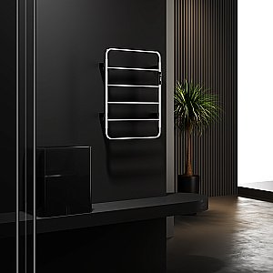 Полотенцесушитель электрический WONZON & WOGHAND WISMAR, Брашированный никель (WW-AL201-BR) купить в интернет-магазине сантехники Sanbest