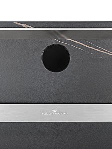 Полотенцесушитель электрический WONZON & WOGHAND STUTTGART WW-A504-BR брашированный никель/черный мрамор купить в интернет-магазине сантехники Sanbest