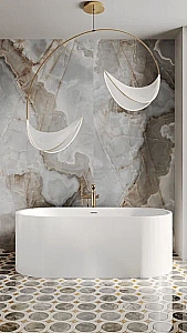 Ванна Salini PERLA S-stone 1049201M 170x80 белая купить в интернет-магазине Sanbest