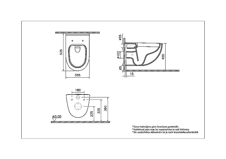 Унитаз подвесной Vitra S40 L-box 9005B003-7211 с инсталляцией, белый купить в интернет-магазине Sanbest
