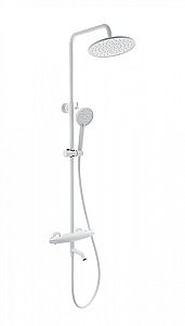 Душевая система с термостатом WONZON & WOGHAND CAPSULE, Белый матовый (WW-B3031-A1-MW) купить в интернет-магазине сантехники Sanbest