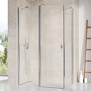 Душевой уголок Ravak Chrome CRV2+CPS 120х100 профиль блестящий хром/стекло прозрачное купить в интернет-магазине Sanbest