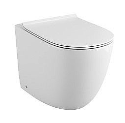 Унитаз приставной Grossman GR-PR4411S безободковый, с крышкой микролифт купить в интернет-магазине Sanbest