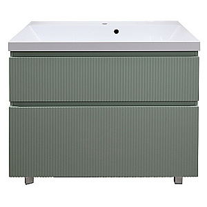 Тумба с раковиной Azario Viola 100/2Н CS00097145 фисташковая для ванной в интернет-магазине Sanbest