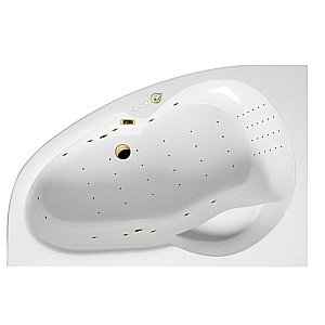 Ванна акриловая Excellent Newa NANO WAEX.NEL16.NANO.GL 160х95 белая с гидромассажем купить в интернет-магазине Sanbest