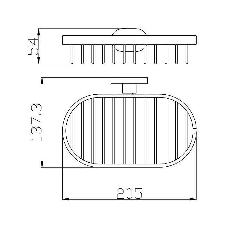 Мыльница Rav-Slezak Yukon YUA0301 хром купить в интернет-магазине сантехники Sanbest