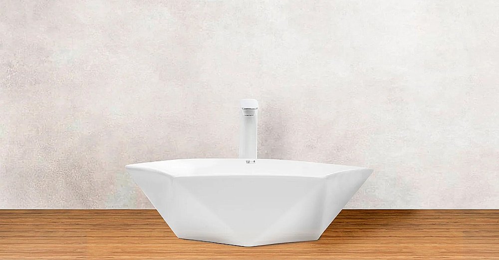 Накладная раковина WeltWasser WW ELBACH 1140 45 белая купить в интернет-магазине Sanbest