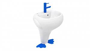 Накладная раковина Creavit DUCKY DC052-00CB00E-MA00 45 белая купить в интернет-магазине Sanbest