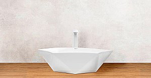 Накладная раковина WeltWasser WW ELBACH 1140 45 белая купить в интернет-магазине Sanbest