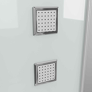 Душевая кабина Grossman Alba 90х90 GR121 стекло прозрачное/профиль белый купить в интернет-магазине Sanbest