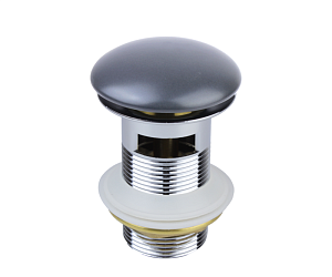 Донный клапан с переливом Bronze de Luxe 1002/1DGM темно-серый купить в интернет-магазине сантехники Sanbest