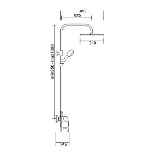 Душевая система Veragio Triumph VR.TRM-9915.CR купить в интернет-магазине сантехники Sanbest