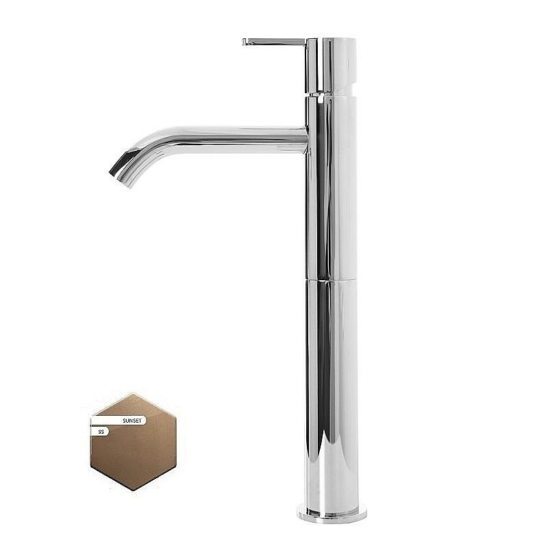 Смеситель для раковины Cezares LEAF-LC2-L-SS Sunset купить в интернет-магазине сантехники Sanbest