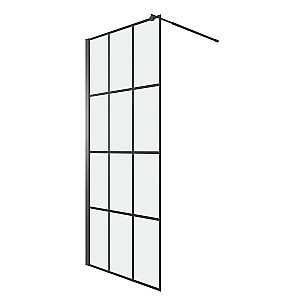 Душевая перегородка Niagara Eco 80 NG-552-80BLACK профиль черный/стекло клетка купить в интернет-магазине Sanbest