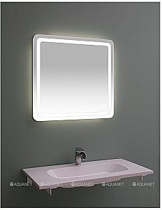 Зеркало LED De Aqua СМАРТ 205634 80x75 в ванную от интернет-магазине сантехники Sanbest