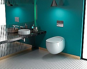 Унитаз Art&Max FORLI AM020CHR/SC белый, с крышкой микролифт, безободковый купить в интернет-магазине Sanbest