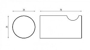 Крючок Abber Osten 316 AA1849BST сталь брашированная купить в интернет-магазине сантехники Sanbest