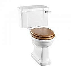 Унитаз Burlington P5 51 с бачком, ручка белая/хром купить в интернет-магазине Sanbest