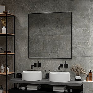 Зеркало ART&MAX SORRENTO 100 AM-Sor-1000-1000-DS-F в ванную от интернет-магазине сантехники Sanbest