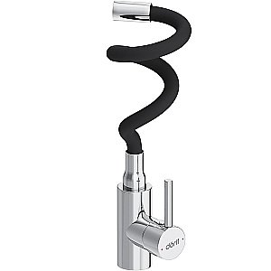 Смеситель для кухни Dorff Logic D3007622 черный/хром купить в интернет-магазине сантехники Sanbest