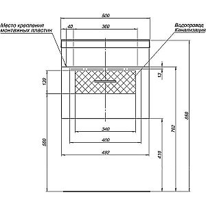Тумба с раковиной Aquanet Верона 50 281038 белая матовая для ванной в интернет-магазине Sanbest
