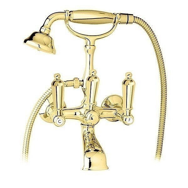 Смеситель для ванны Cezares FIRST-VD-03/24-M золото купить в интернет-магазине сантехники Sanbest