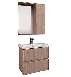 Тумба с раковиной Grossman Юнит 60 кадена вуд для ванной в интернет-магазине Sanbest