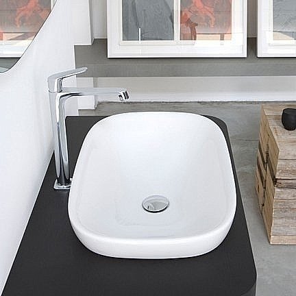 Раковина Globo Genesis 60 GE042.BI*0 белая купить в интернет-магазине Sanbest